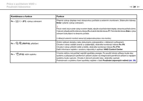 Sony VPCCB3M1E - VPCCB3M1E Mode d'emploi Tch&egrave;que