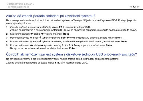 Sony VPCCB3M1E - VPCCB3M1E Mode d'emploi Slovaque