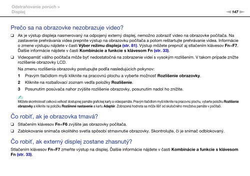 Sony VPCCB3M1E - VPCCB3M1E Mode d'emploi Slovaque