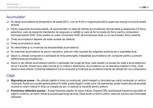 Sony VPCCB3M1E - VPCCB3M1E Mode d'emploi Roumain