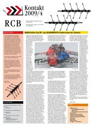 Ausgabe RCB KONTAKT 04/2009 - Ruderclub Baden
