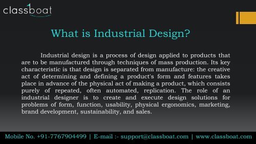 industrial design course in pune