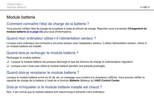 Sony VPCCB3M1E - VPCCB3M1E Mode d'emploi