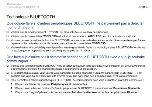 Sony VPCCB3M1E - VPCCB3M1E Mode d'emploi