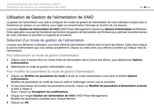 Sony VPCCB3M1E - VPCCB3M1E Mode d'emploi