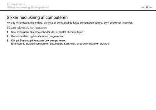 Sony VPCCB3M1E - VPCCB3M1E Mode d'emploi Danois