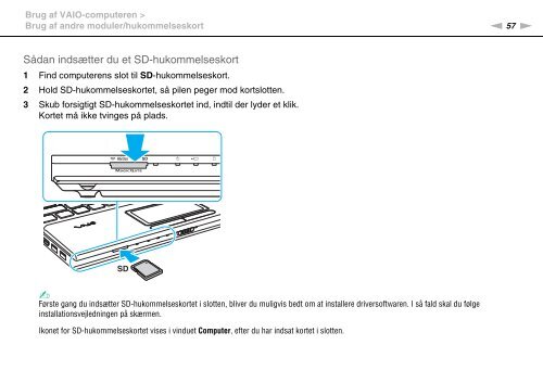 Sony VPCCB3M1E - VPCCB3M1E Mode d'emploi Danois