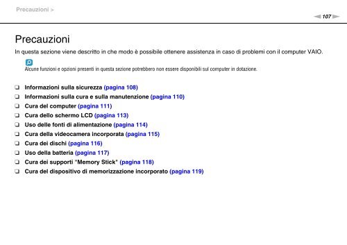 Sony VPCCB3M1E - VPCCB3M1E Mode d'emploi Italien