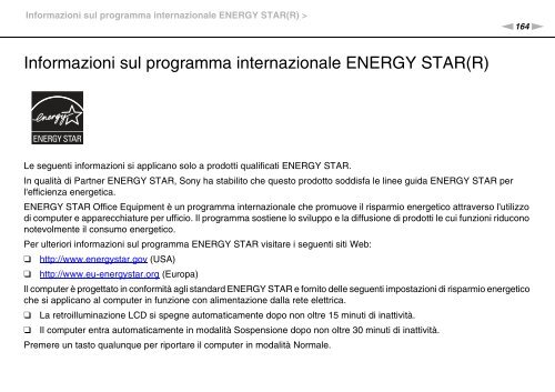 Sony VPCCB3M1E - VPCCB3M1E Mode d'emploi Italien