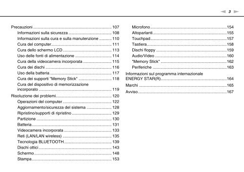 Sony VPCCB3M1E - VPCCB3M1E Mode d'emploi Italien