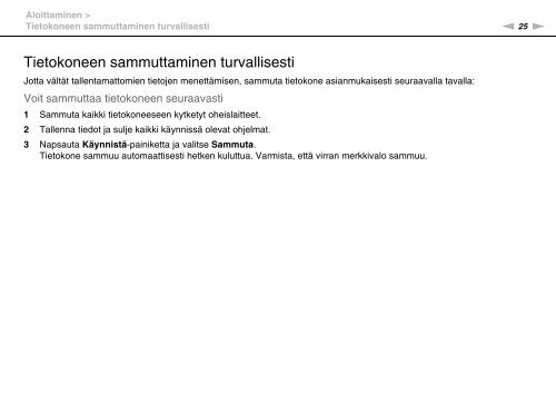 Sony VPCCB3M1E - VPCCB3M1E Mode d'emploi Finlandais