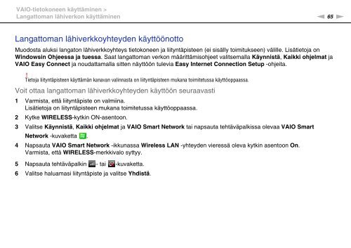 Sony VPCCB3M1E - VPCCB3M1E Mode d'emploi Finlandais