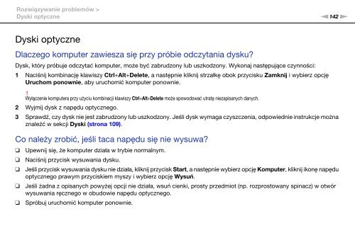 Sony VPCCB3M1E - VPCCB3M1E Mode d'emploi Polonais