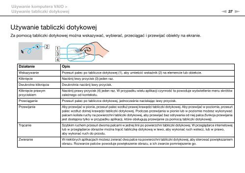 Sony VPCCB3M1E - VPCCB3M1E Mode d'emploi Polonais