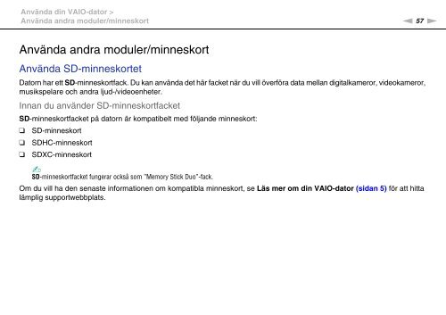 Sony VPCCB3M1E - VPCCB3M1E Mode d'emploi Su&eacute;dois