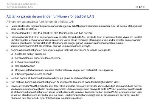 Sony VPCCB3M1E - VPCCB3M1E Mode d'emploi Su&eacute;dois