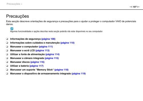 Sony VPCCB3M1E - VPCCB3M1E Mode d'emploi Portugais