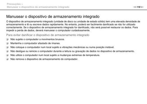 Sony VPCCB3M1E - VPCCB3M1E Mode d'emploi Portugais