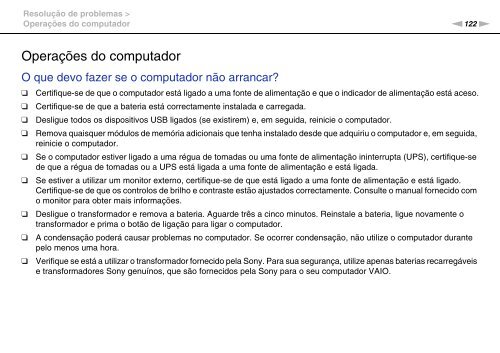 Sony VPCCB3M1E - VPCCB3M1E Mode d'emploi Portugais