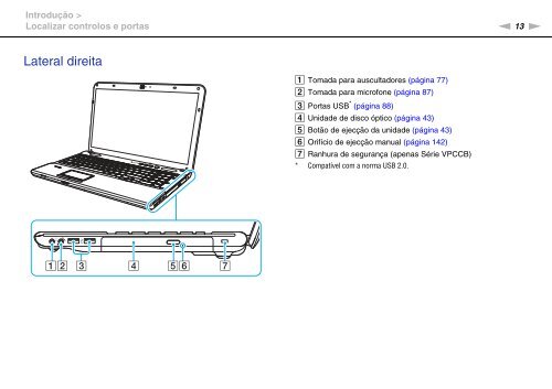 Sony VPCCB3M1E - VPCCB3M1E Mode d'emploi Portugais
