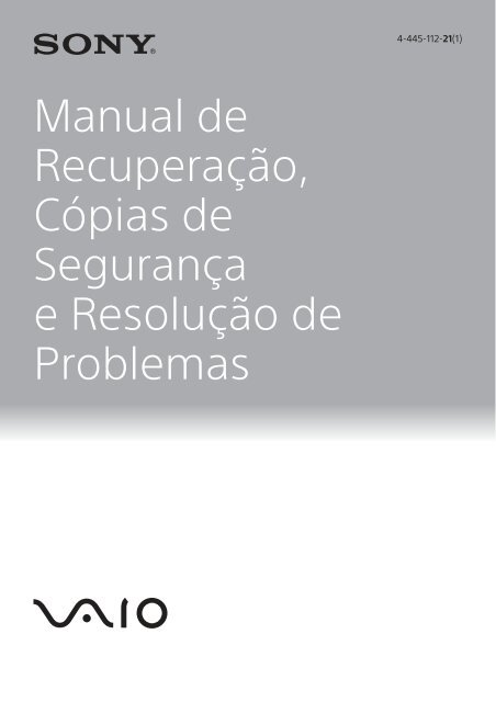 Sony SVS15112C5 - SVS15112C5 Guide de d&eacute;pannage Portugais