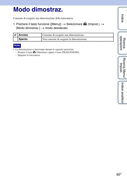 Sony MHS-FS1 - MHS-FS1 Istruzioni per l'uso