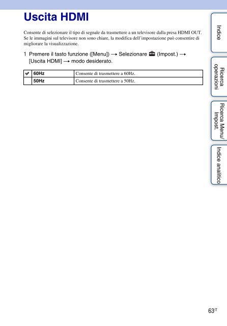 Sony MHS-FS1 - MHS-FS1 Istruzioni per l'uso