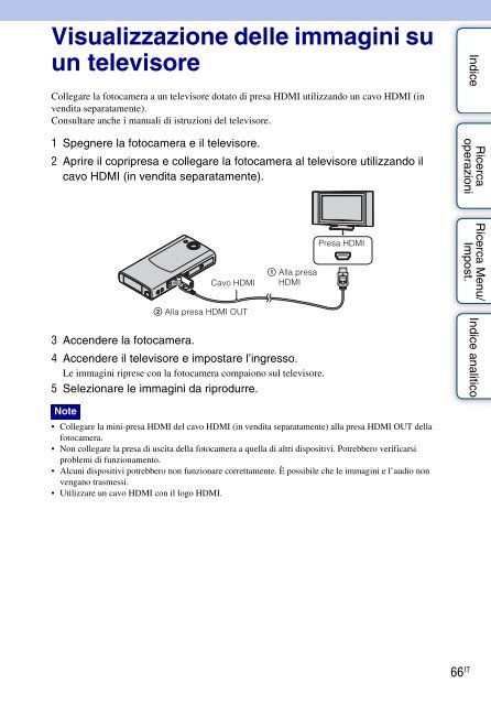 Sony MHS-FS1 - MHS-FS1 Istruzioni per l'uso