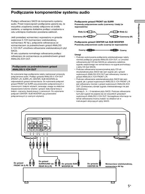 Sony SCD-XB770 - SCD-XB770 Istruzioni per l'uso Polacco