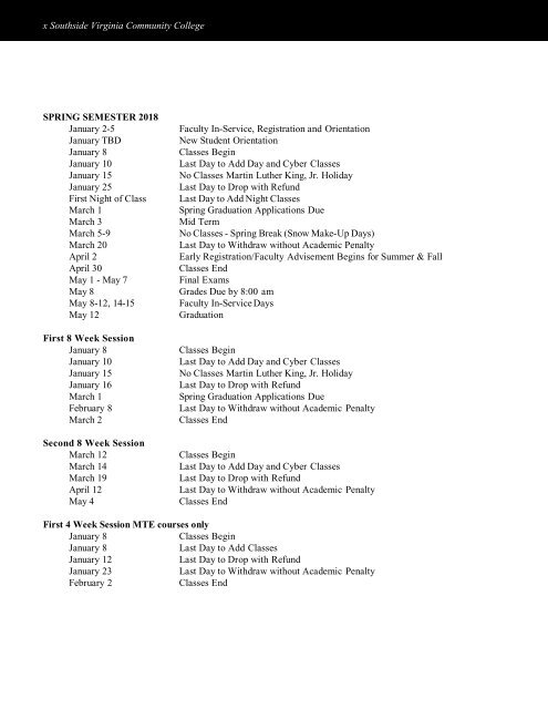 SVCC Catalog/Handbook 2017-2018