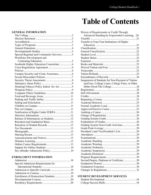 SVCC Catalog/Handbook 2017-2018