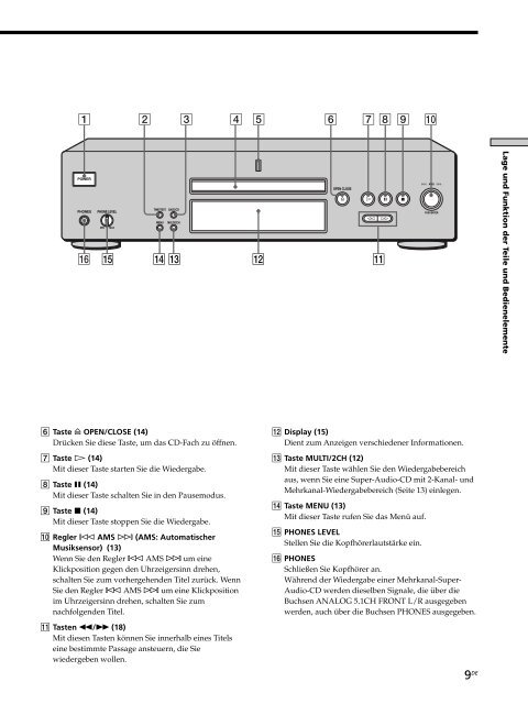 Sony SCD-XB770 - SCD-XB770 Istruzioni per l'uso Tedesco