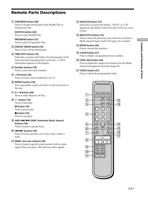 Sony SCD-XB770 - SCD-XB770 Istruzioni per l'uso Inglese