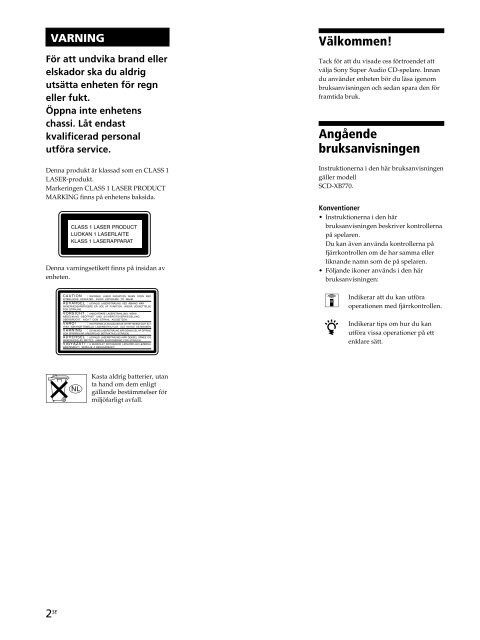 Sony SCD-XB770 - SCD-XB770 Istruzioni per l'uso Olandese