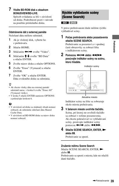 Sony BDP-S760 - BDP-S760 Istruzioni per l'uso Ceco