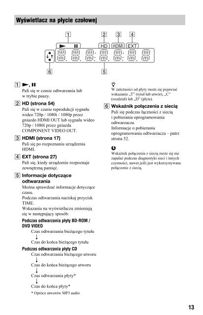 Sony BDP-S760 - BDP-S760 Istruzioni per l'uso Polacco