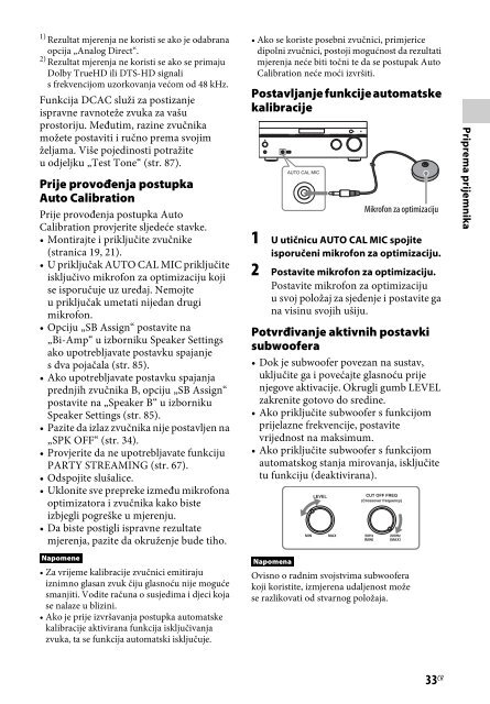 Sony STR-DN840 - STR-DN840 Istruzioni per l'uso Croato