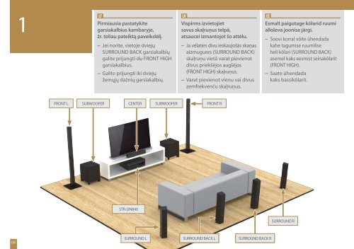 Sony STR-DN840 - STR-DN840 Guida di configurazione rapid Lituano