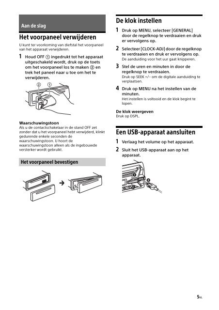 Sony CDX-G1102U - CDX-G1102U Mode d'emploi Italien