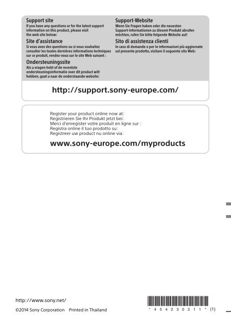 Sony CDX-G1102U - CDX-G1102U Mode d'emploi Italien