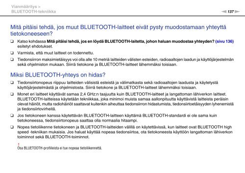 Sony VPCCA3X1R - VPCCA3X1R Mode d'emploi Finlandais