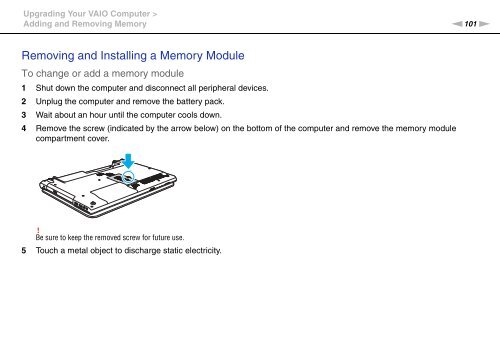 Sony VPCCA3X1R - VPCCA3X1R Mode d'emploi Anglais