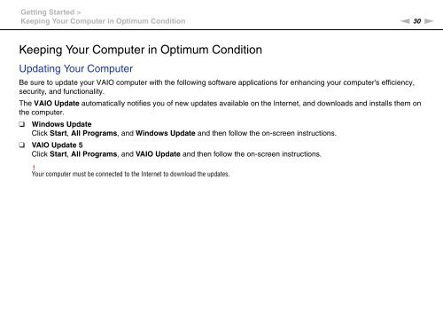 Sony VPCCA3X1R - VPCCA3X1R Mode d'emploi Anglais