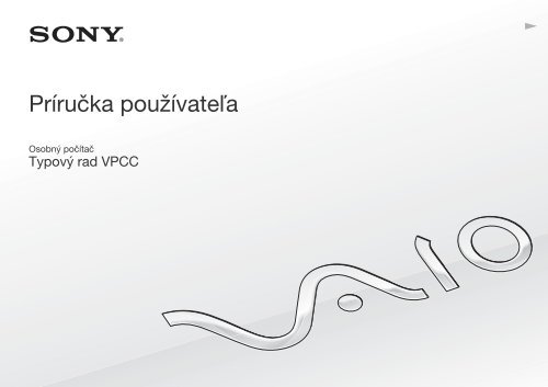 Sony VPCCA3X1R - VPCCA3X1R Mode d'emploi Slovaque
