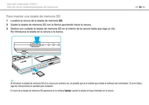 Sony VPCCA3X1R - VPCCA3X1R Mode d'emploi Espagnol