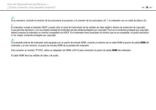 Sony VPCCA3X1R - VPCCA3X1R Mode d'emploi Espagnol