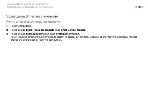 Sony VPCCA3X1R - VPCCA3X1R Mode d'emploi Roumain