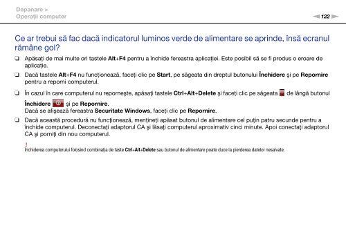 Sony VPCCA3X1R - VPCCA3X1R Mode d'emploi Roumain