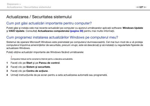 Sony VPCCA3X1R - VPCCA3X1R Mode d'emploi Roumain