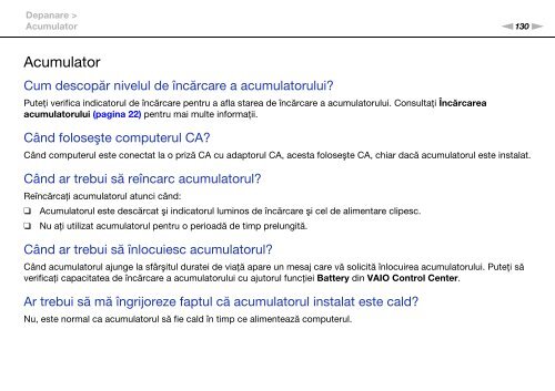 Sony VPCCA3X1R - VPCCA3X1R Mode d'emploi Roumain